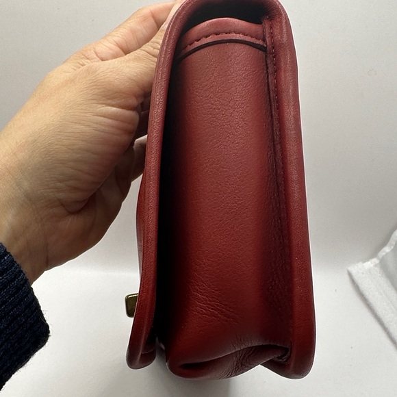 Coach Casino Leather Crossbody Bag, Red 9924 - Picture 3 of 12